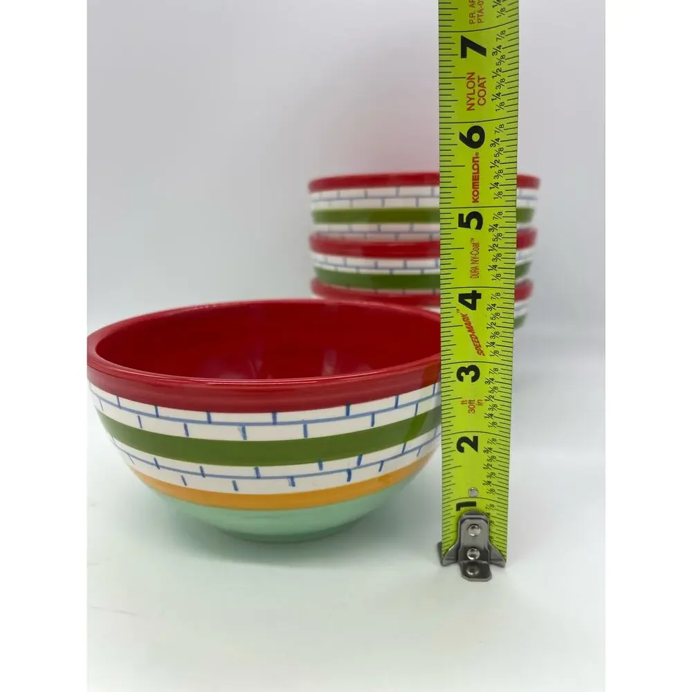 Studio California Laurie Gates Colorful Bowls Set of 4